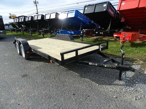 Carry-On 7 x 16 Open Car Trailer – 7,000 lb GVWR – photo 1