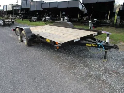 Big Tex 7 x 14 Open Car Trailer – Economy Tandem – photo 1
