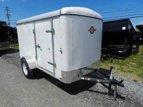 Carry-On 5 x 10 Enclosed Cargo Trailer – Rear Ramp Door – photo 1