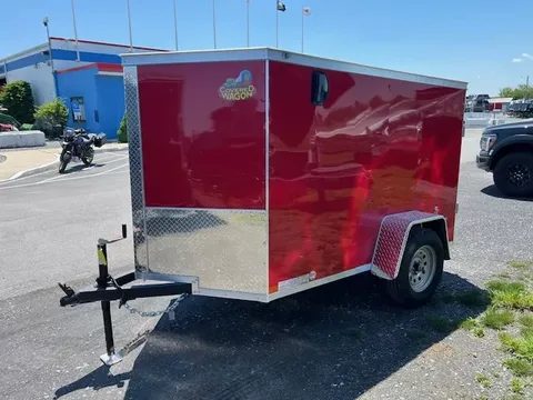 Covered Wagon 5 x 8 Enclosed Cargo Trailer – photo 1