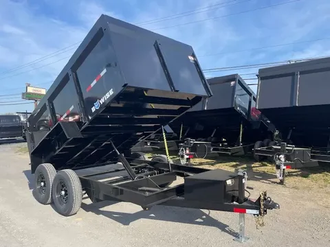 BWise 7 x 12 Dump Trailer – High Side Barn Doors – photo 1