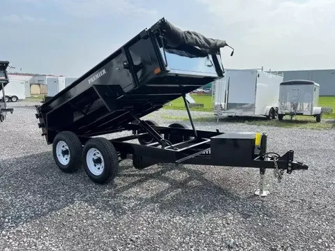 Premier 6 x 10 Dump Trailer – Low Profile Ladder Ramps – photo 1