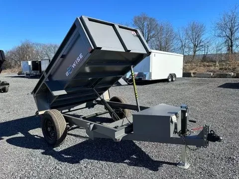 BWise 5 x 8 Dump Trailer – Low Profile Spreader Gate – photo 1