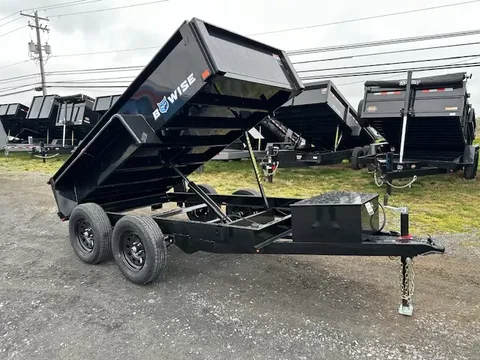 BWise 5 x 10 Dump Trailer – Low Profile Spreader Gate – photo 1