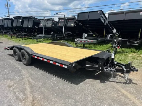 CAM Superline 7 x 18 Equipment Trailer – Drive Over Fenders – photo 1