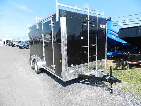 Car Mate 7 x 14 Enclosed Car Trailer – photo 1