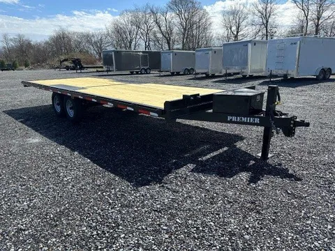 Premier 8.5 x 24 Deckover Equipment Trailer – Slide Out Ramps – photo 1