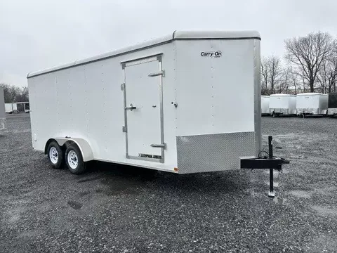 Carry-On 7 x 18 Enclosed Cargo Trailer – 7,000 lb GVWR – photo 1