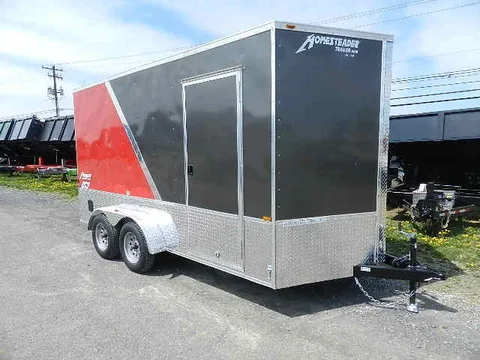 Homesteader 7 x 14 Enclosed Cargo Trailer – 7,000 lb GVWR – photo 1