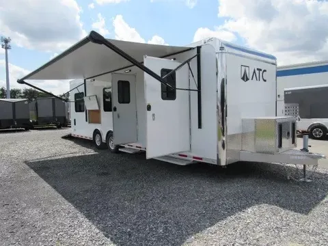 ATC 8.5 x 28 Enclosed Contractor Trailer – Aluminum Office Mobile Command Center – photo 1