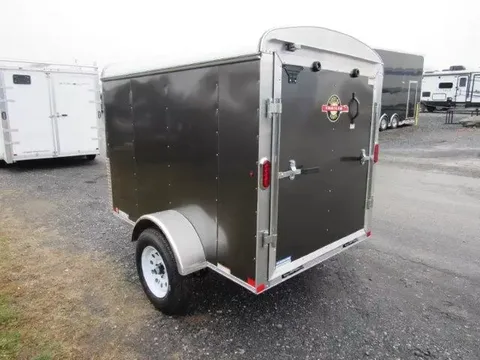 Carry-On 5 x 8 Enclosed Cargo Trailer – Rear Ramp Door – photo 1