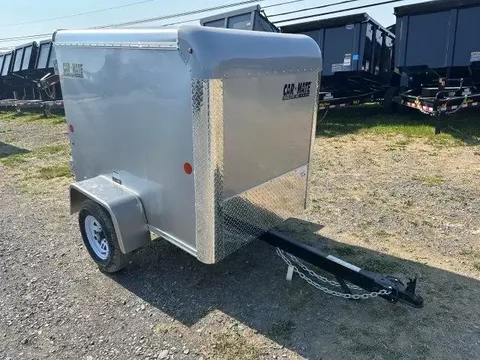 Car Mate 4 x 6 Enclosed Car Trailer – Single Rear Door – photo 1