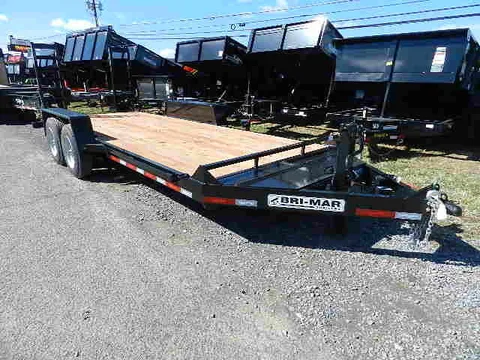 BWise 7 x 18 Equipment Trailer – Ladder Ramps – photo 1