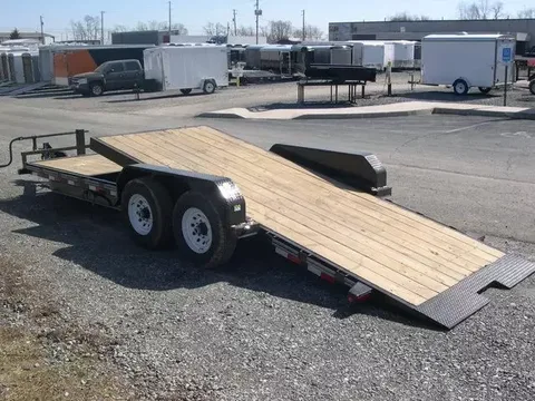 Big Tex 7 x 22 Tilt Equipment Trailer – Split Deck – photo 1