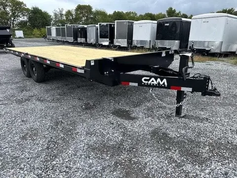 CAM Superline 8.5 x 20 Deckover Equipment Trailer – Slide Out Ramps – photo 1