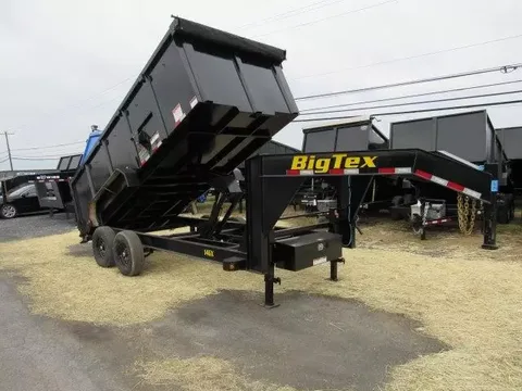 Big Tex 7 x 16 Gooseneck Dump Trailer – photo 1