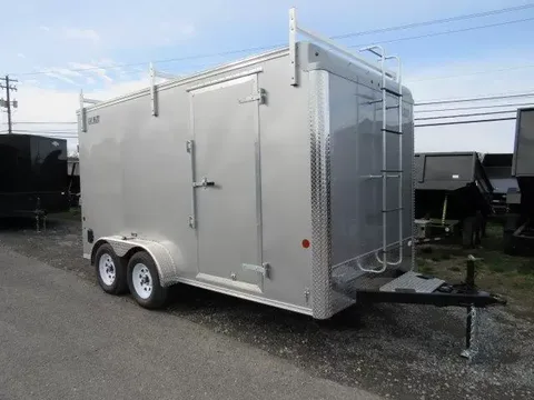 Car Mate 7 x 14 Enclosed Car Trailer – photo 1