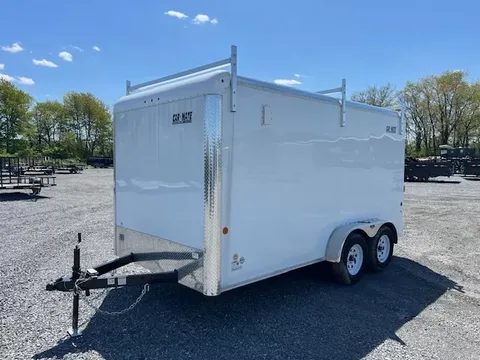 Car Mate 7 x 14 Enclosed Car Trailer – photo 1