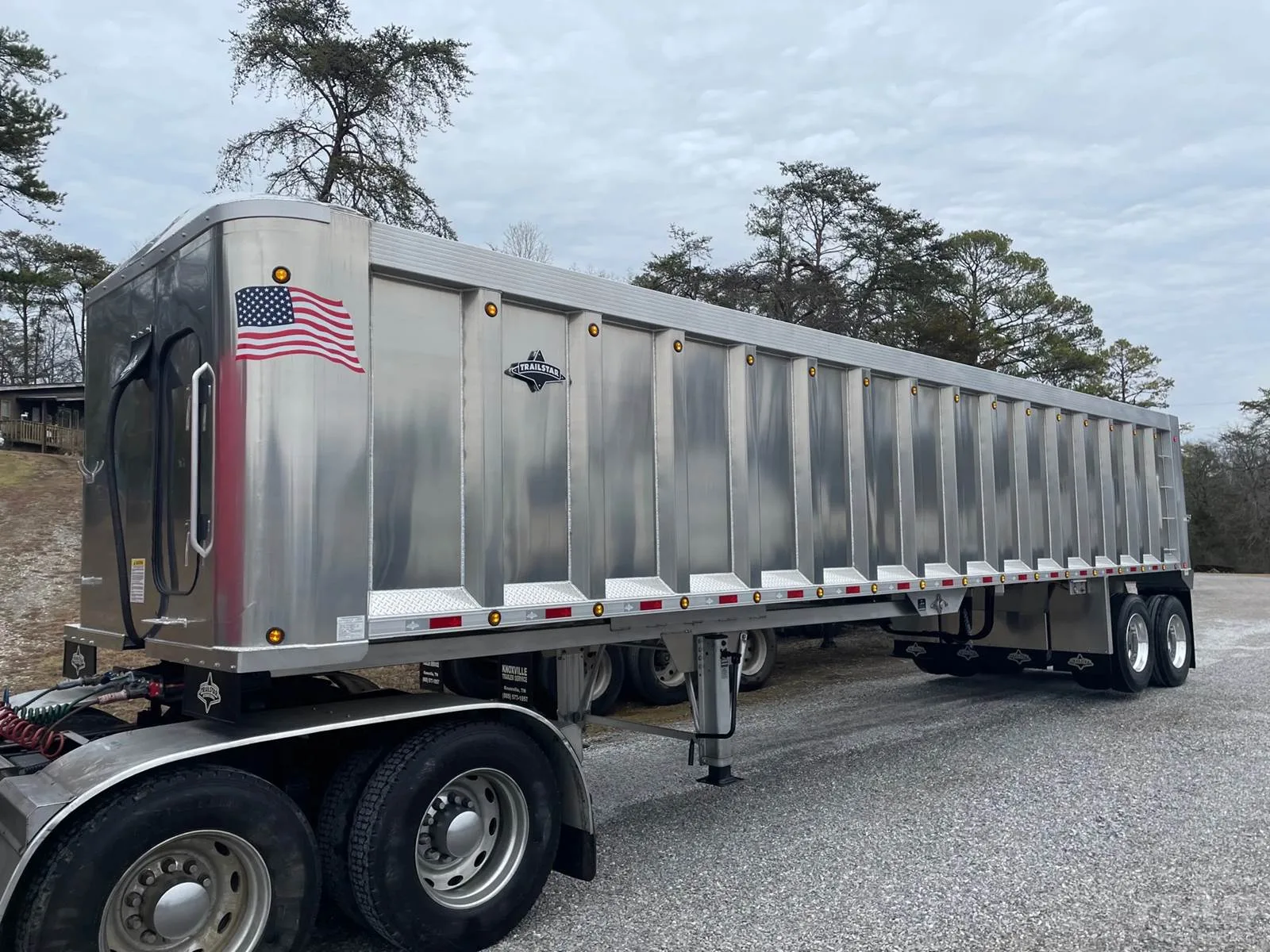 2023 Trailstar Dump Trailer – 39ft End Dump – photo 1