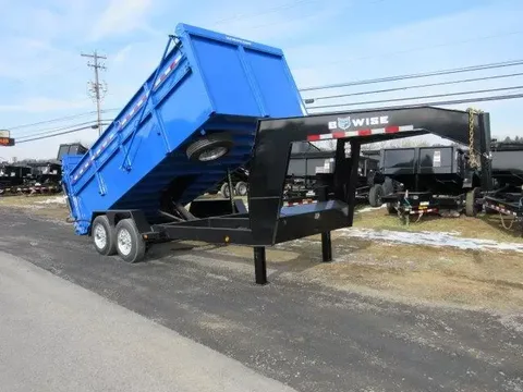 BWise 7 x 16 Gooseneck Dump Trailer – photo 1