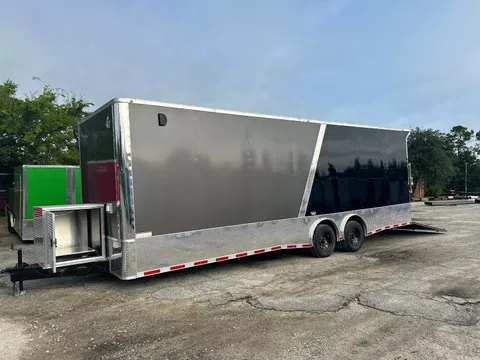 8.5 x 28 Enclosed Car Trailer – Ready Ta – photo 1
