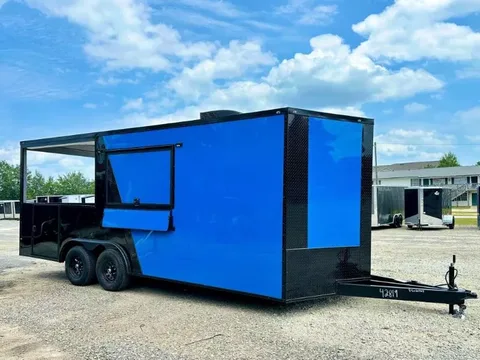 Titanium 8.5 x 20 Enclosed Contractor Trailer – Tatinium Porch Ta – photo 1