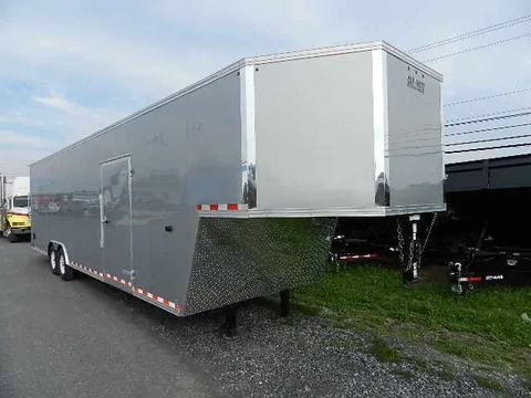 Car Mate 8.5 x 38 Gooseneck Enclosed Car Trailer – photo 1