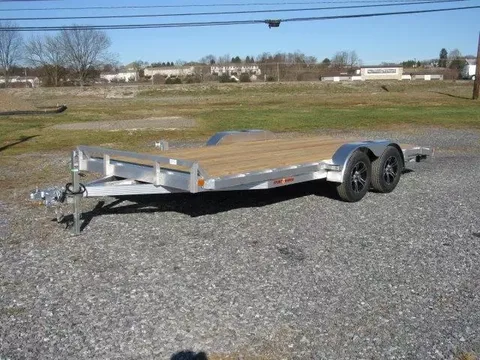Sport Haven 7 x 18 Open Car Trailer – Aluminum – photo 1