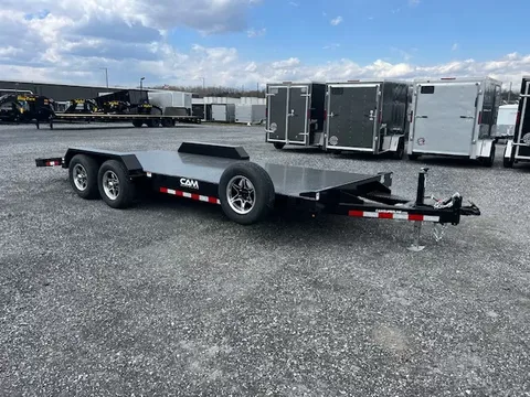 CAM Superline 7 x 20 Steel Deck Open Car Trailer – 9,900 lb GVWR – photo 1