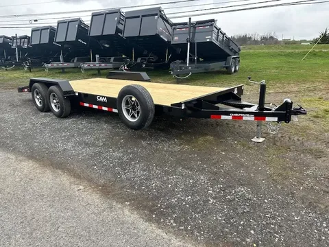 CAM Superline 7 x 20 Open Car Trailer – 9,900 lb GVWR – photo 1