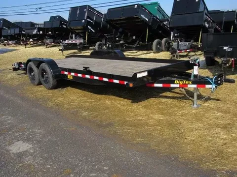 Big Tex Wood Deck Open Car Trailer – 9,990 lb GVWR – photo 1