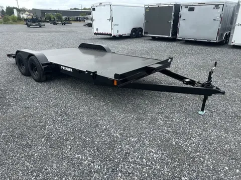 Premier 7 x 18 Steel Deck Open Car Trailer – 9,990 lb GVWR – photo 1