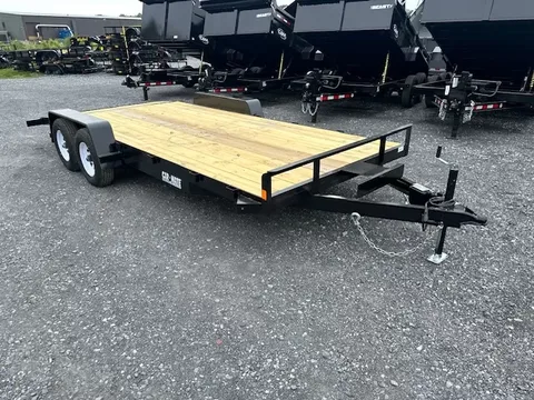 Car Mate 7 x 18 Open Car Trailer – 9,990 lb GVWR – photo 1