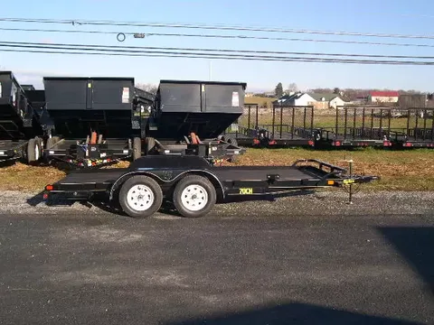 Big Tex 7 x 16 Open Car Trailer – 7,000 lb GVWR – photo 1