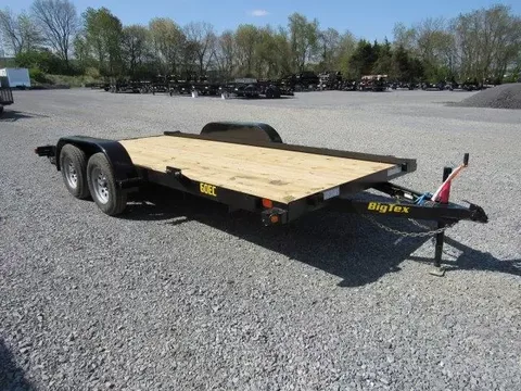 Big Tex 7 x 16 Open Car Trailer – Economy Tandem – photo 1